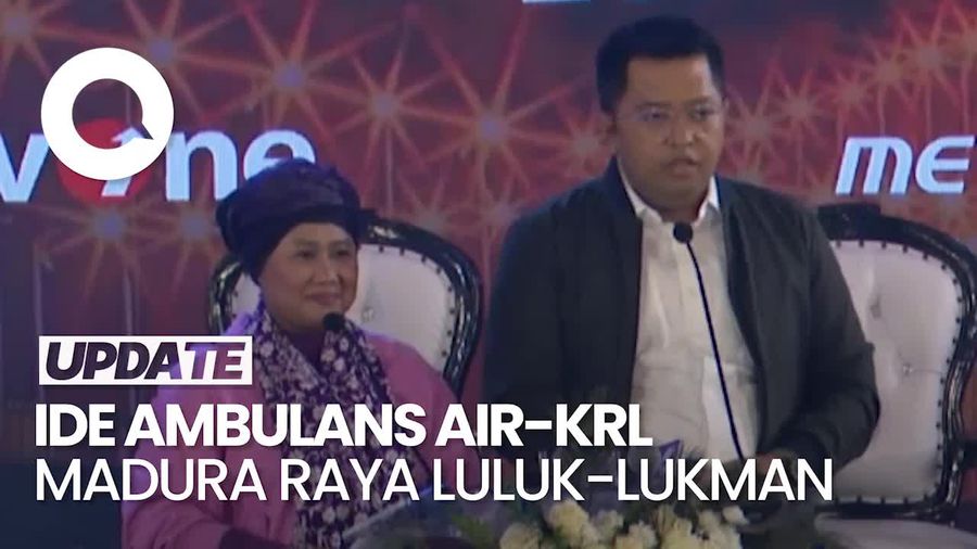 Video Rencana Luluk-Lukman: Bikin Ambulans Air hingga KRL Madura Raya