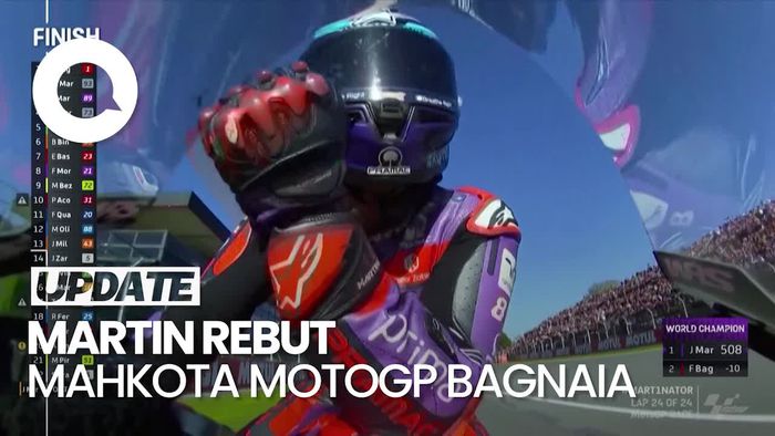 Video: Jorge Martin Juara Dunia MotoGP 2024, Kalahkan Bagnaia