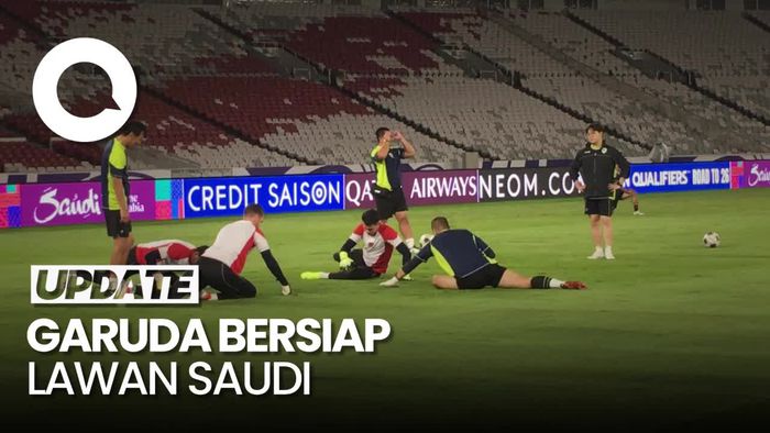 Video: Momen Latihan Timnas Indonesia di GBK Jelang Laga Lawan Saudi