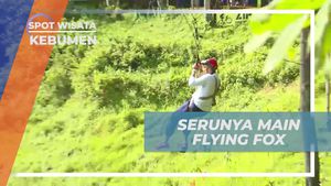 Sensasi Terbang Main Flying Fox di Kebumen