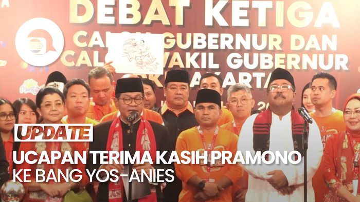 Video: Debat Ketiga Pilgub Jakarta Selesai, Pramono Ucap Terima Kasih ke Bang Yos-Anies