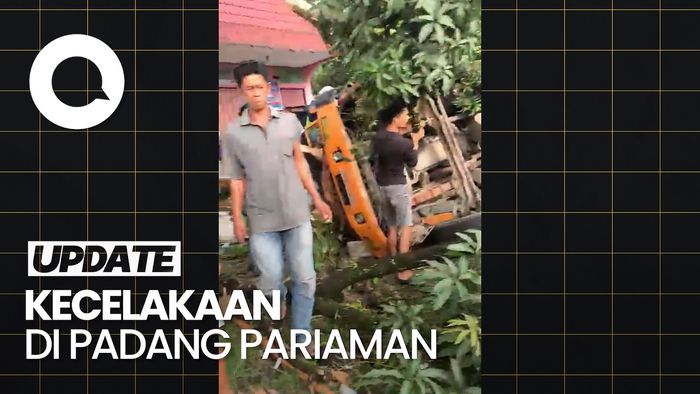 Video: Truk Rem Blong di Padang Pariaman, 4 Orang Tewas