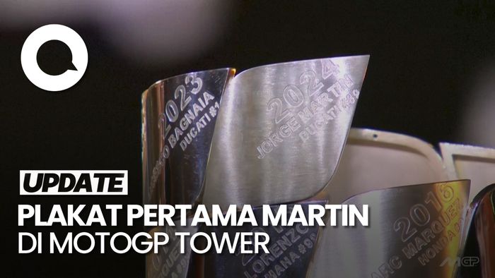 Video Plakat Pertama Martin di MotoGP Tower of Champions