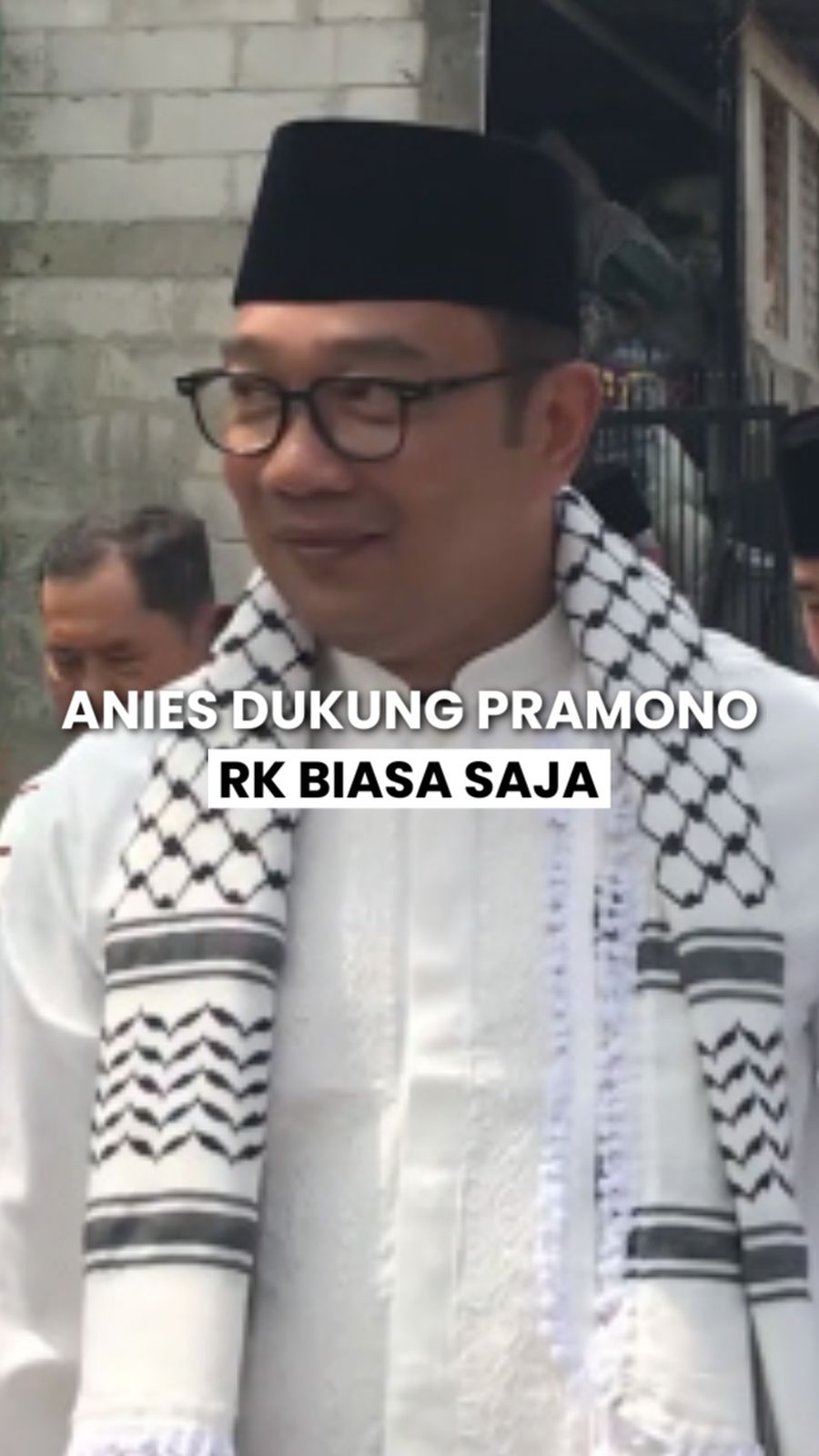 Video RK soal Anies Dukung Pramono: Biasa Saja, Nggak Usah Baper