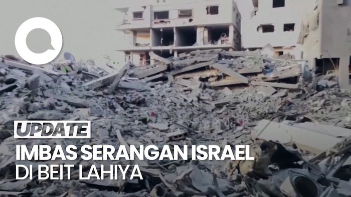 Video: Puluhan Warga Tewas Imbas Serangan Israel di Beit Lahiya Gaza