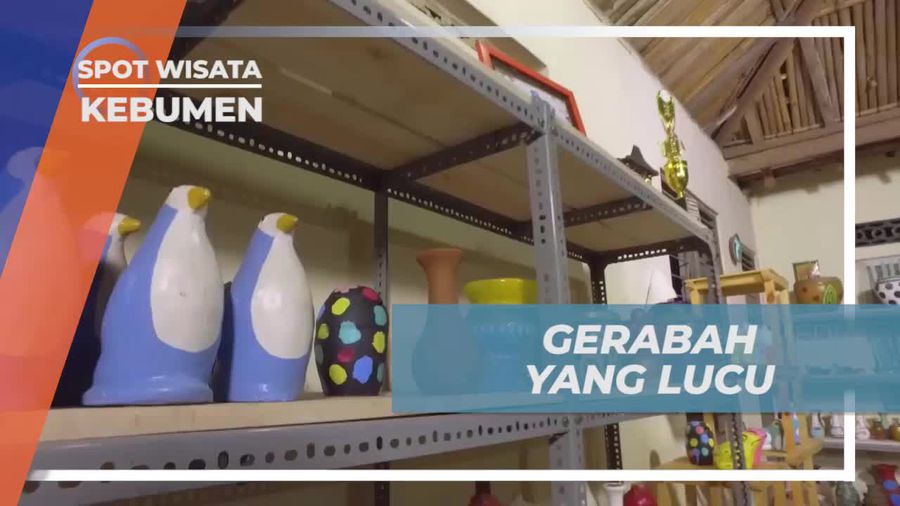 Ragam Gerabah Lucu di Wisata Gerabah Gebang Sari, Kebumen