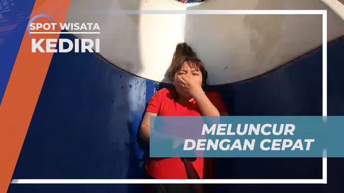 Meluncur Cepat di Speed Slide Gumul Paradise, Kediri