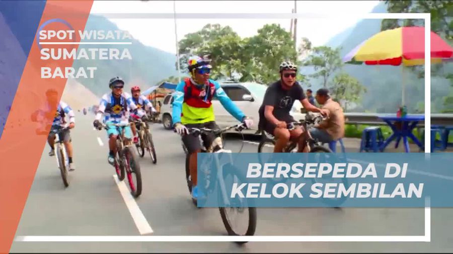Asyiknya Bersepeda di Kelok Sembilan, Sumatera Barat
