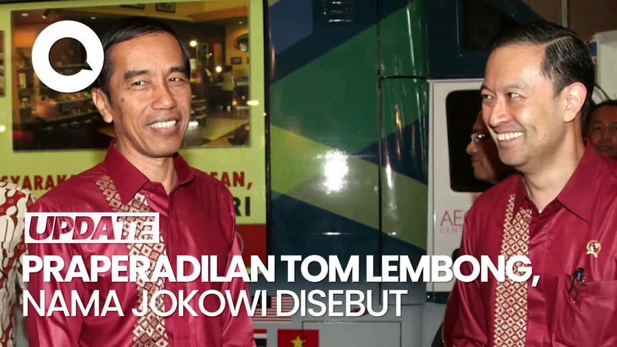 Video: Tom Lembong Singgung Jokowi di Praperadilan, Ngaku Tak Pernah Ditegur