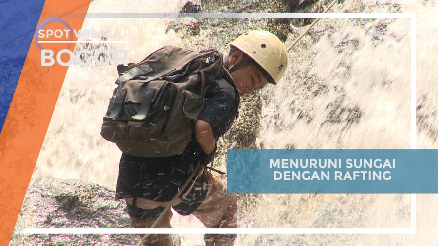 Menuruni Sungai dengan Rafting di Bogor 