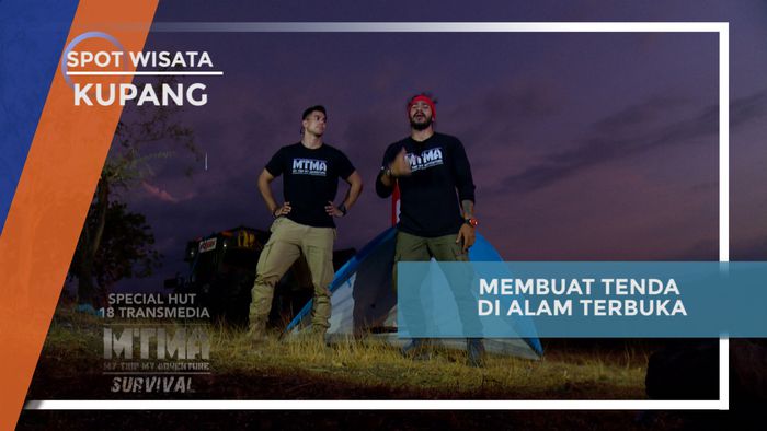 Mendirikan Tenda di Alam Terbuka, Kupang  