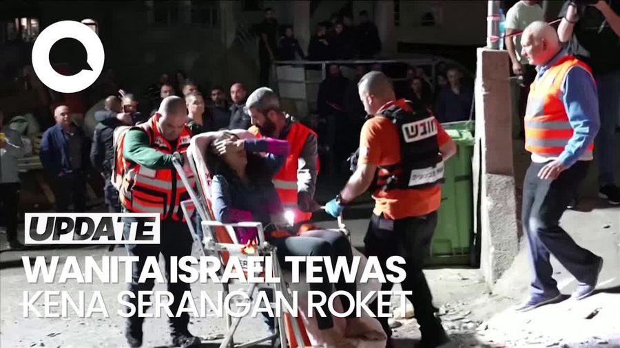 Video: Seorang Wanita Tewas Akibat Serangan Roket di Israel Utara