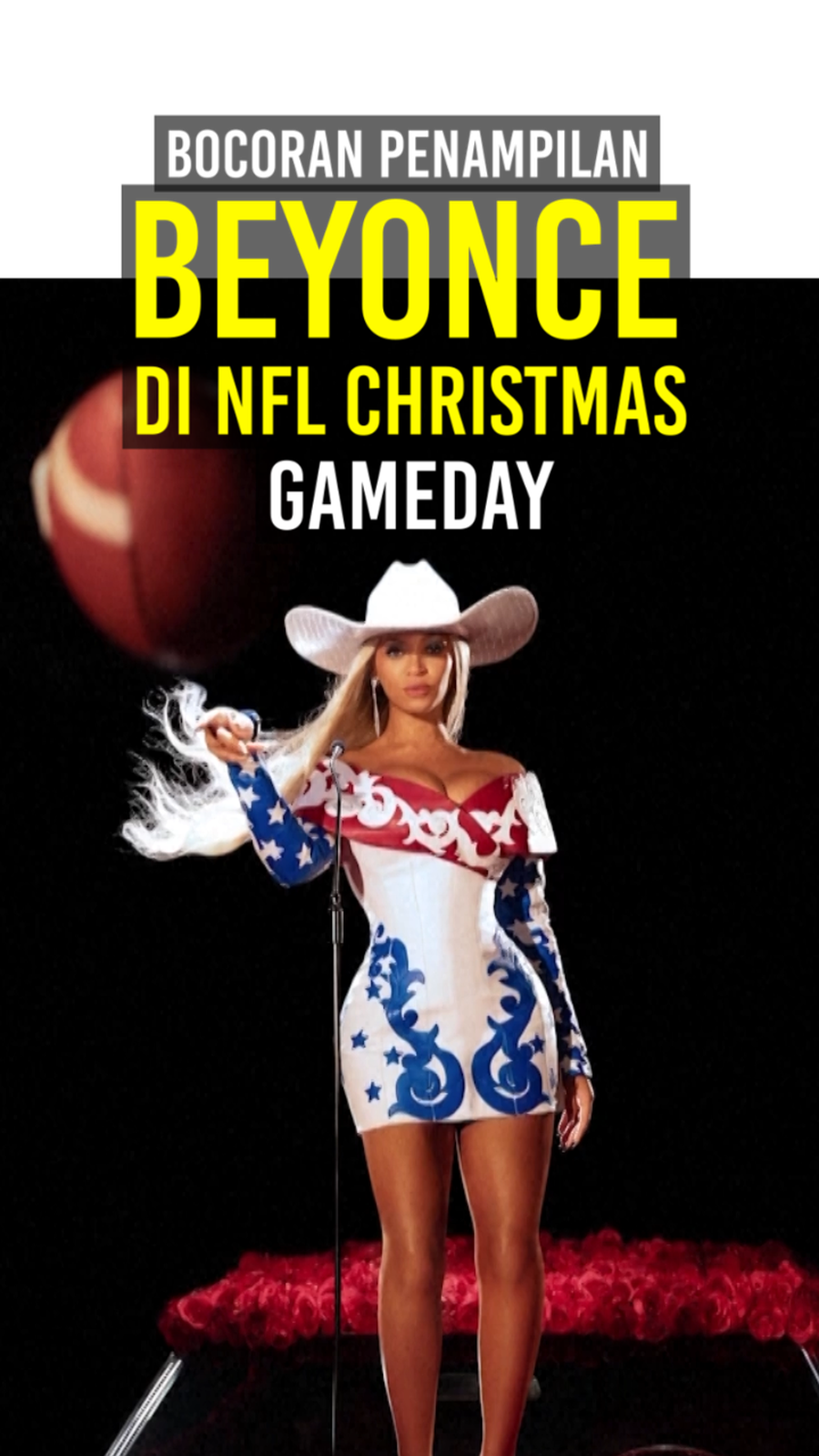 Video: Beyonce Pulkam ke Houston saat Natal, Siap Tampil di NFL Christmas
