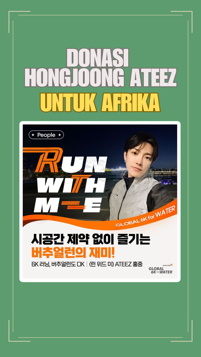 Video: Hongjoong ATEEZ Donasikan Rp 681 Juta untuk Air Bersih di Afrika