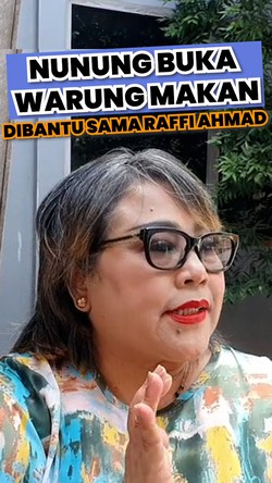 Video: Raffi Ahmad Bantu Nunung Buka Warung Makan di Solo