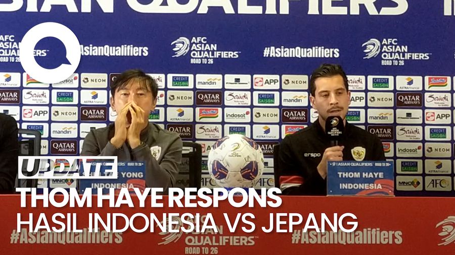Video: Respons Thom Haye soal Indonesia Kalah 4-0 dari Jepang