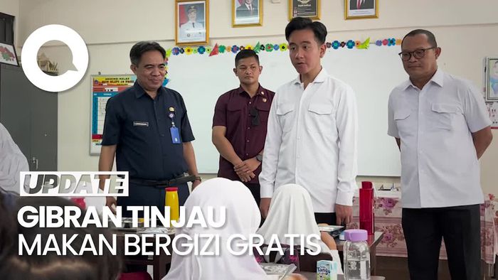Video: Momen Wapres Gibran Tinjau Makan Bergizi Gratis di SDN Slipi 15 Jakbar