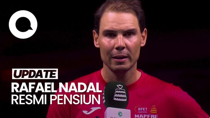 Video Tangis Rafael Nadal yang Resmi Pensiun: Tubuh Ini Enggan Main Tenis Lagi