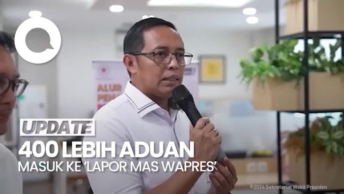 Video: Dalam 10 Hari, Lebih dari 400 Aduan Masuk ke Lapor Mas Wapres