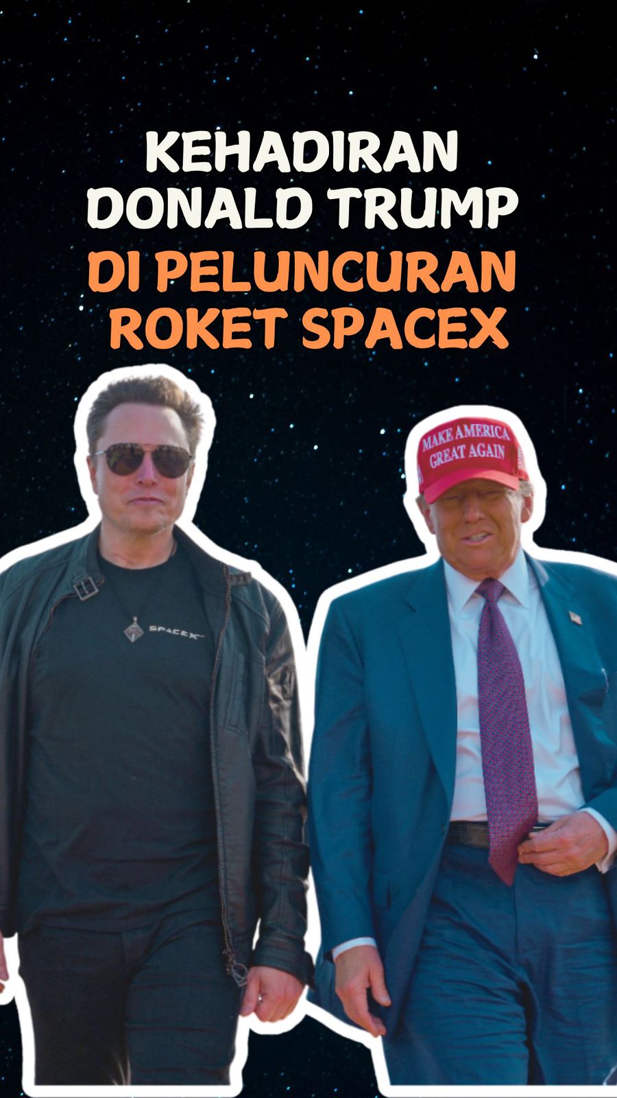  Video: Donald Trump Ketemu Elon Musk Jelang Peluncuran Roket SpaceX