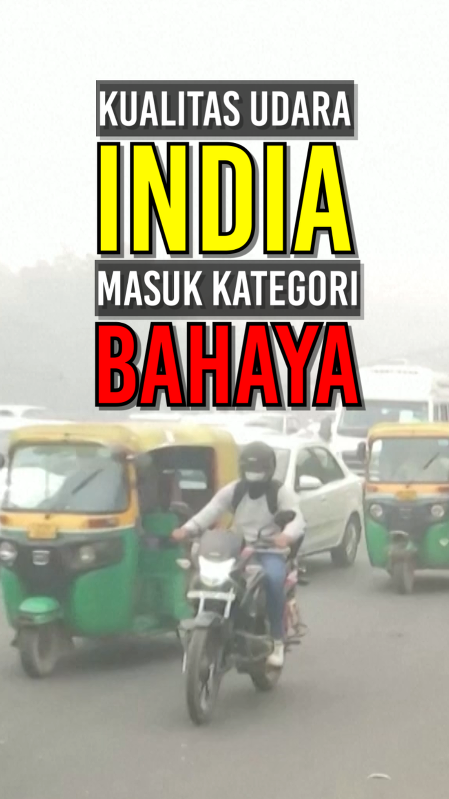 Video: India Utara Darurat Medis, Polusinya Masuk Kategori Bahaya