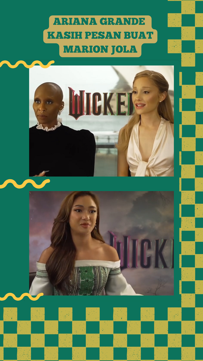 Video: Pesan Ariana Grande untuk Marion Jola saat Wawancara Wicked