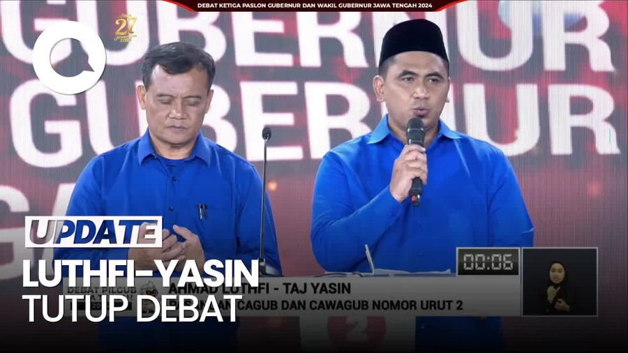 Video Luthfi-Yasin: Terima Kasih Pak Prabowo-Jokowi atas Kepercayaan-Dukungan