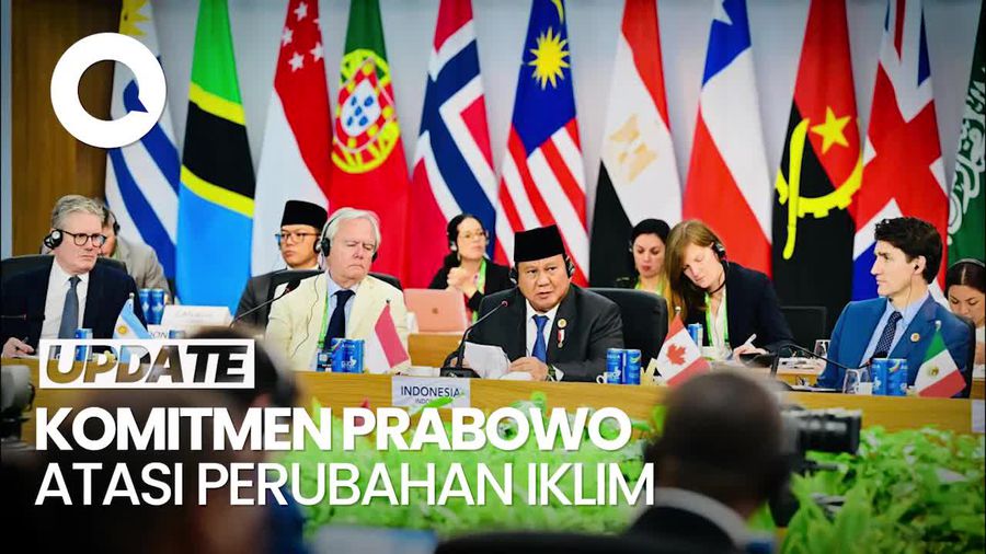 Video: Prabowo Tegaskan Komitmen Atasi Perubahan Iklim di KTT G20
