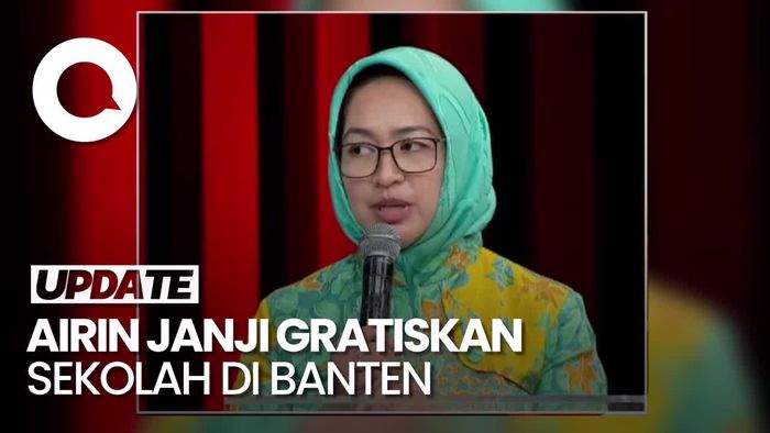 Video: Airin Janji Gratiskan Sekolah Negeri hingga Swasta di Banten