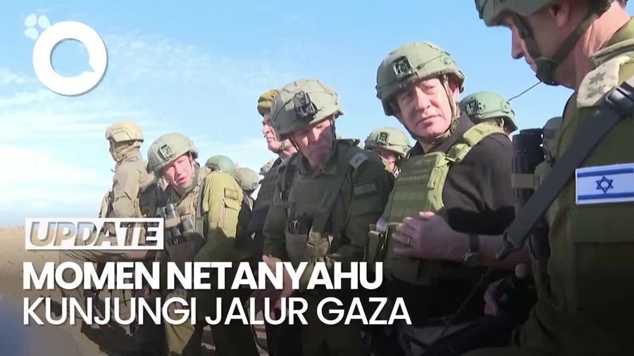 Video: Netanyahu Kunjungi Gaza, Sebut Kemampuan Militer Hamas Sudah Hilang