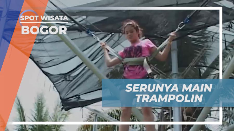 Serunya Melompat di Trampolin Taman Buah Mekarsari, Bogor