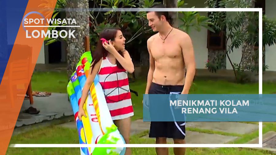 Berenang Seru di Kolam Renang Cocotinos Resort, Lombok