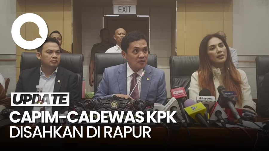 Video: Nama Capim-Cadewas KPK Terpilih Akan Disahkan di Paripurna