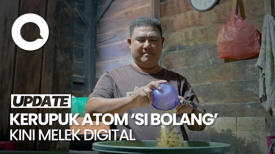 Kerupuk Atom Si Bolang Kini Melek Digital