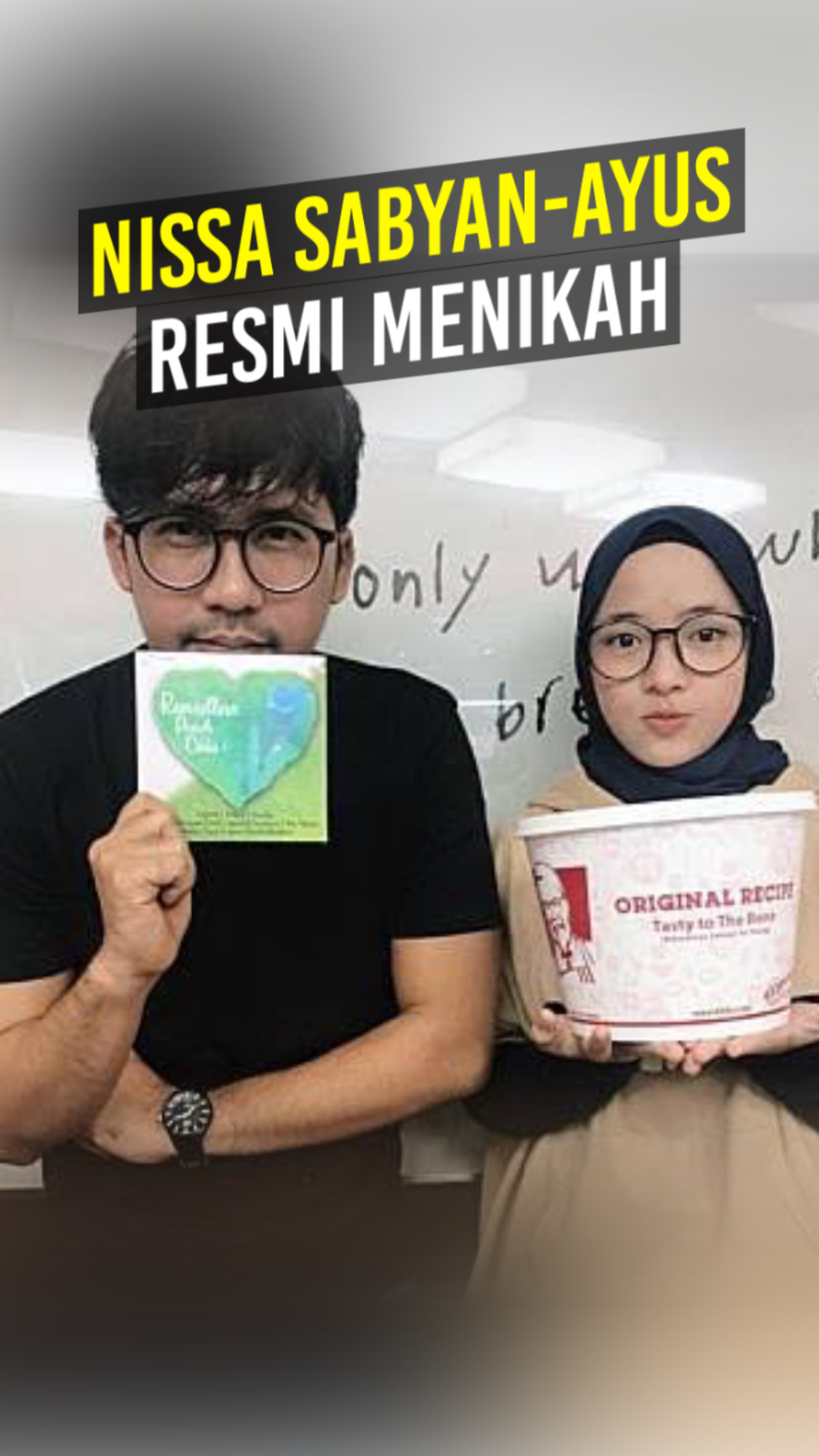 Video KUA Pondok Gede: Nissa Sabyan-Ayus Telah Menikah pada 4 Juli