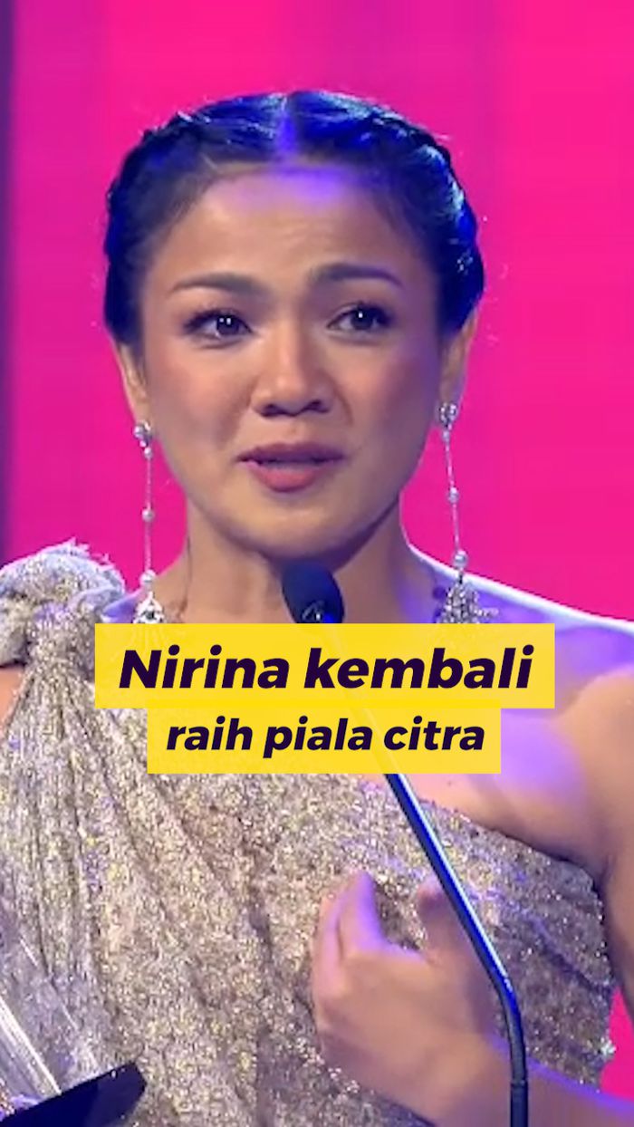 Video: Nirina Menangis Raih Penghargaan Pemeran Utama Wanita Terbaik FFI