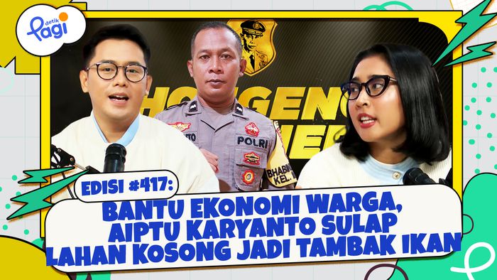 Bantu Ekonomi Warga, Aiptu Karyanto Sulap Lahan Kosong Jadi Tambak Ikan