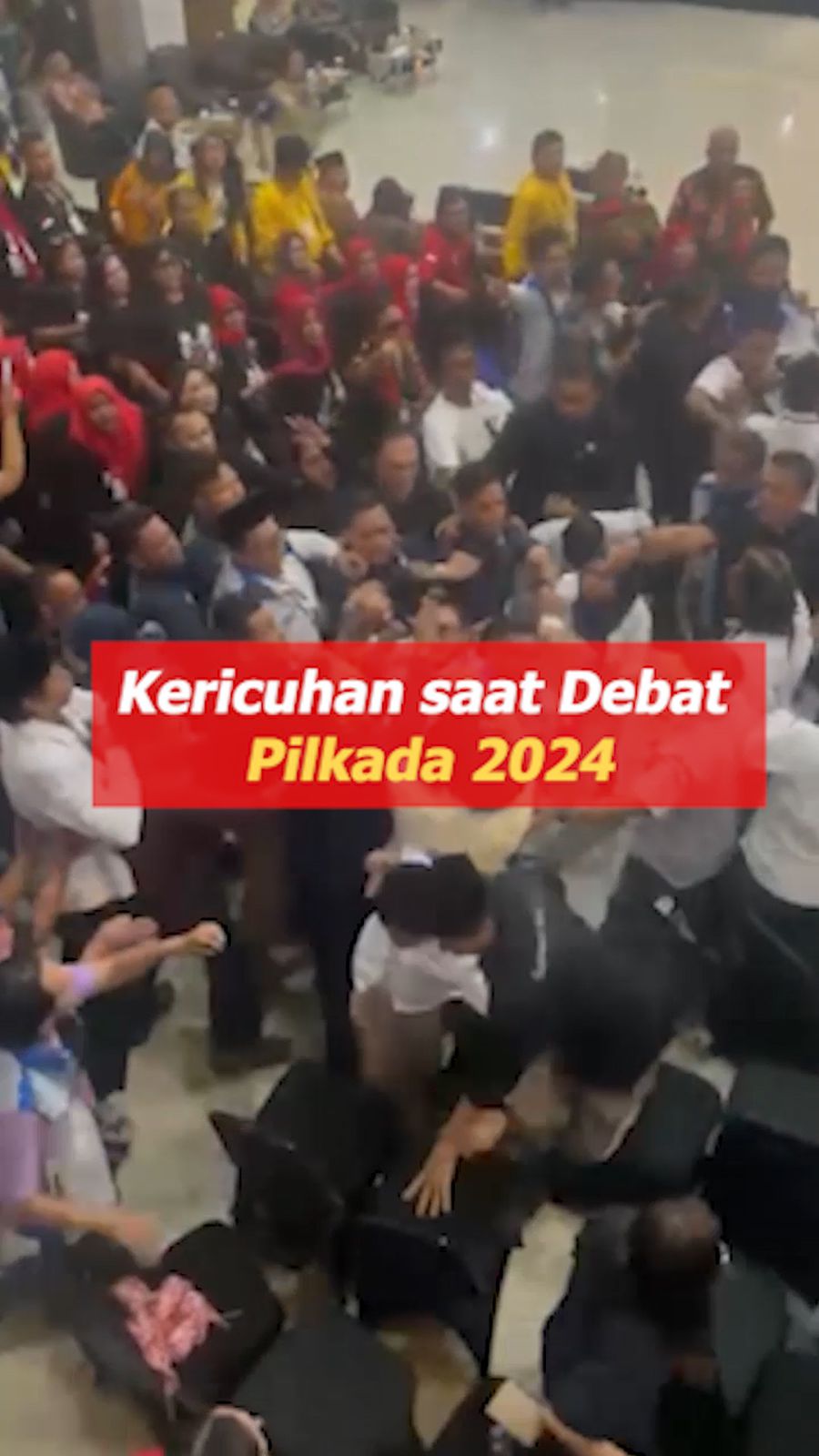  Video Momen Kericuhan di Debat Pilkada: Adu Jotos hingga Cabup Turun Podium