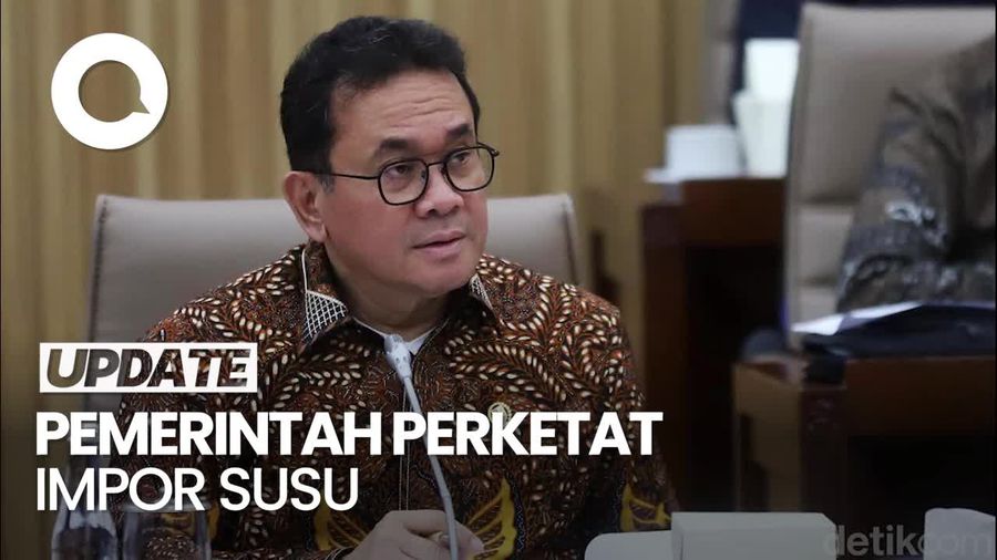 Video Mendag Godok Aturan Perketat Impor Susu Buntut Protes Peternak