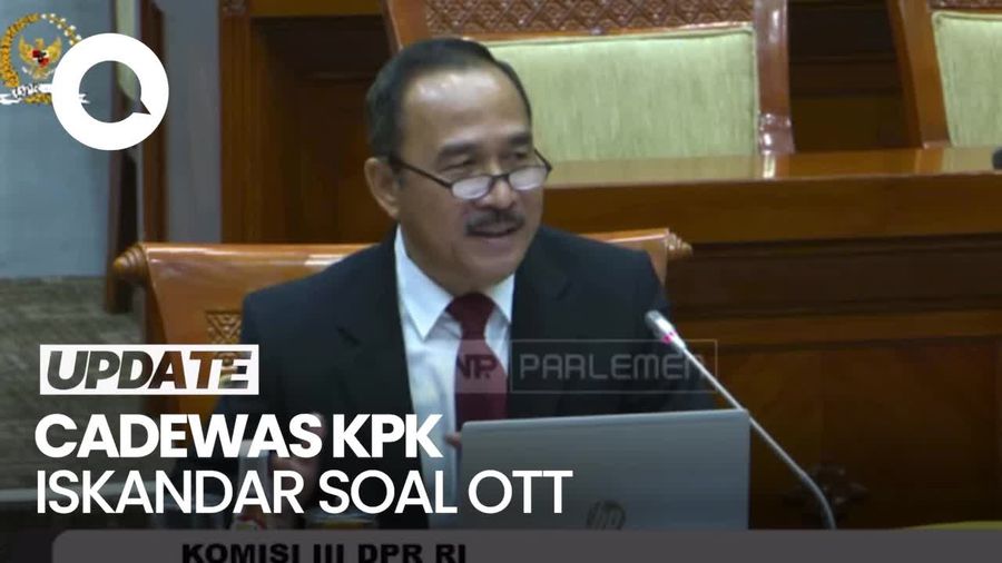 Video Cadewas KPK Iskandar: OTT Itu Perlu, Tapi Jangan Jadi Primadona