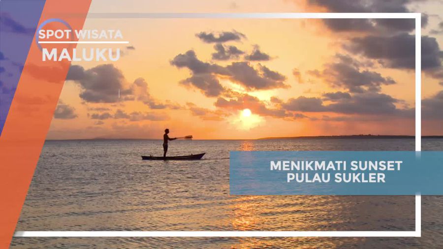 Menikmati Sunset yang Menakjubkan di Pulau Sukler, Maluku