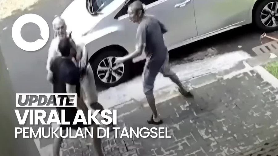Video Viral Pria Diduga Pilot Pukul Tetangga di Tangsel Gegara Pipa Paralon