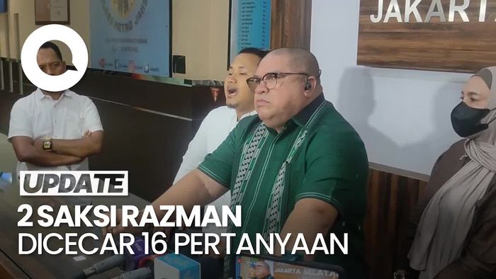 Video: 2 Saksi Razman Dicecar 16 Pertanyaan oleh Penyidik