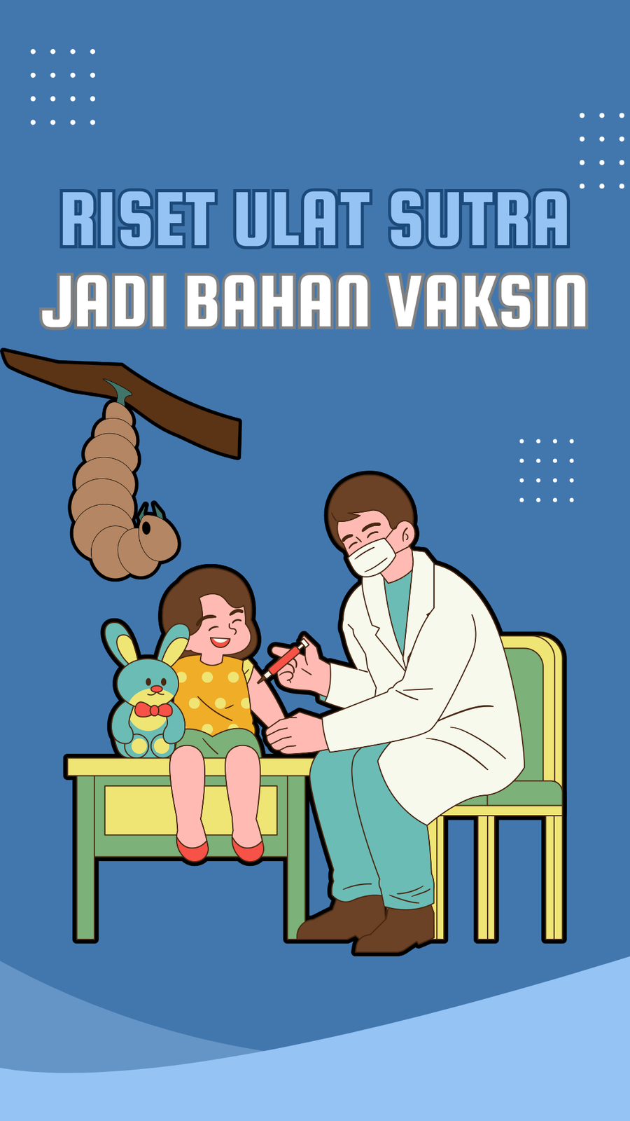 Video: BRIN Kembangkan Riset Ulat Sutra Jadi Bahan Vaksin