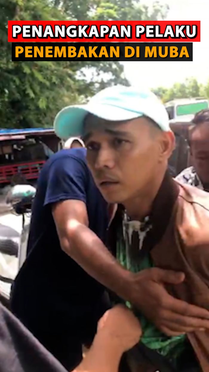 Video: Ditangkap, Pelaku Penembakan di Muba Ternyata Rekan Korban