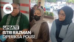  Razman Dampingi Istri Diperiksa Jadi Saksi Terkait Laporan pada Nikita Mirzani 