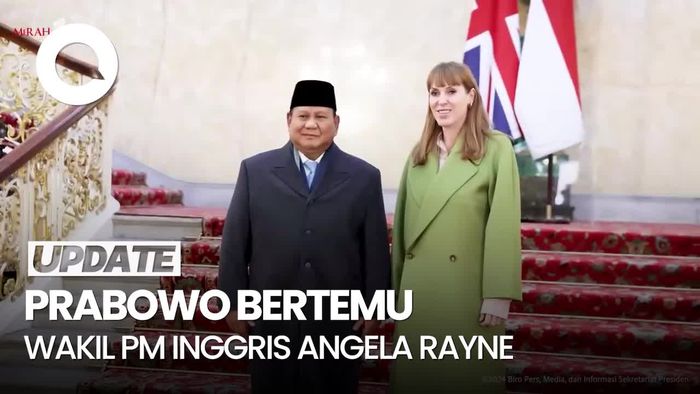 Video: Prabowo Bertemu Wakil PM Inggris, Bahas Makanan Bergizi-Perubahan Iklim