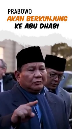 Video: Prabowo akan Bertolak ke Abu Dhabi Seusai dari Inggris