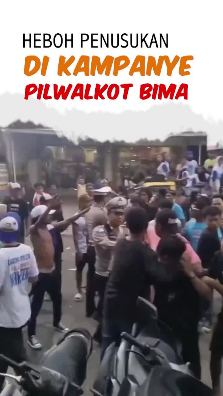 Video: Kampanye Pilwalkot Bima Ricuh, Remaja 17 Tahun Tewas Ditusuk