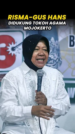 Video: Tokoh Agama di Mojokerto Dukung Risma-Gus Hans untuk Pilgub Jatim